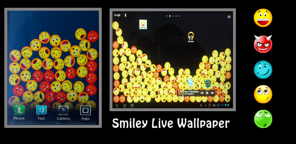 Smiley Live Wallpaper